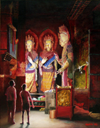 Buddhist Monastery in Tibet